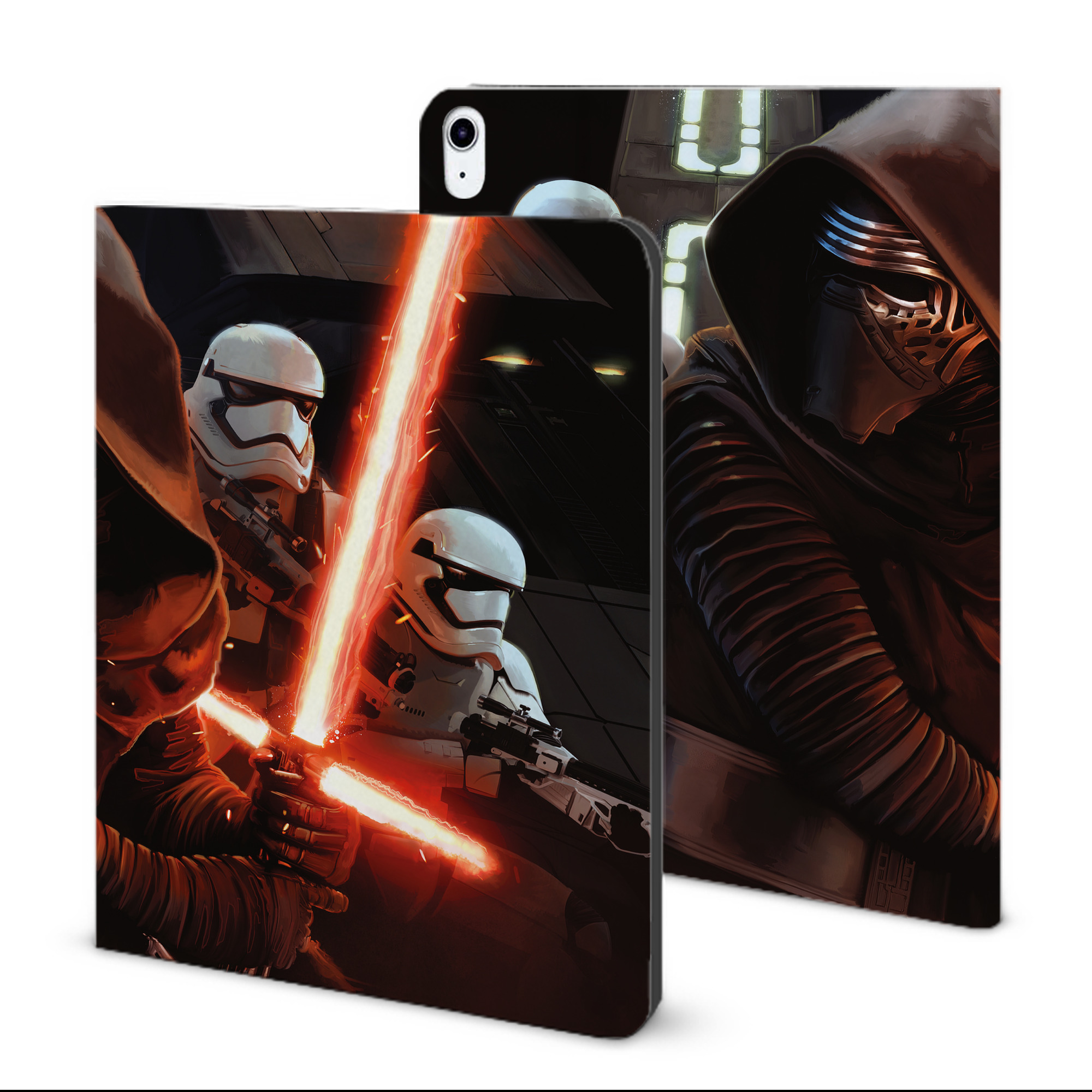 （画像用） スター・ウォーズ Star Wars IPad ケース ブック型 PUレザー TPU 耐衝撃 軽量 薄型 ペン収納なし 全面保護 IPad 各モデル対応
